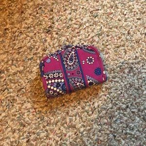 Vera Bradley Boysenberry Bi Fold Card Wallet